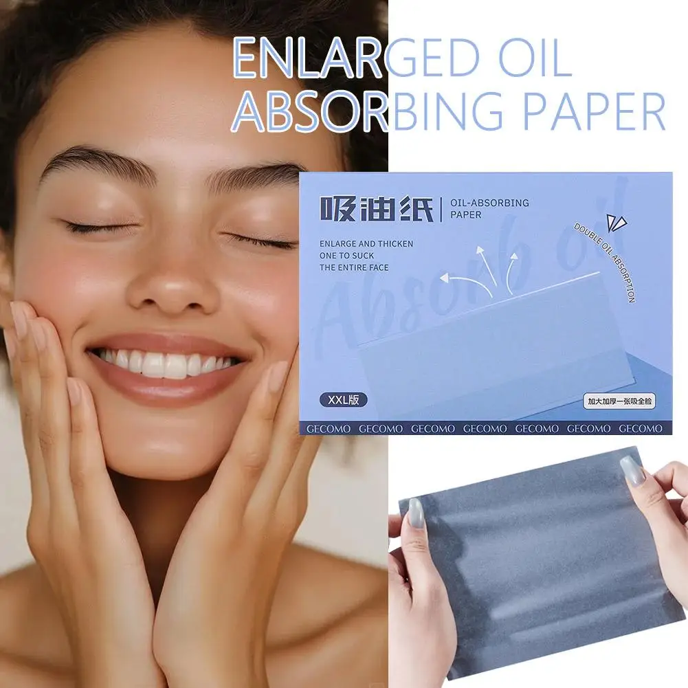 50 قطعة زيت الوجه نشاف ورقة المحمولة حصيرة مناديل الوجه منظف للوجه السيطرة على النفط امتصاص الزيت أدوات تنظيف الوجه  #2
