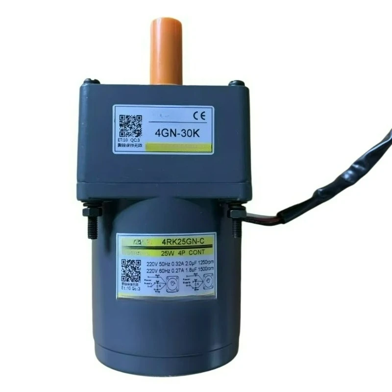 New 25W 220V adjustable speed servo reversible gear motor 4RK25GN-C AC