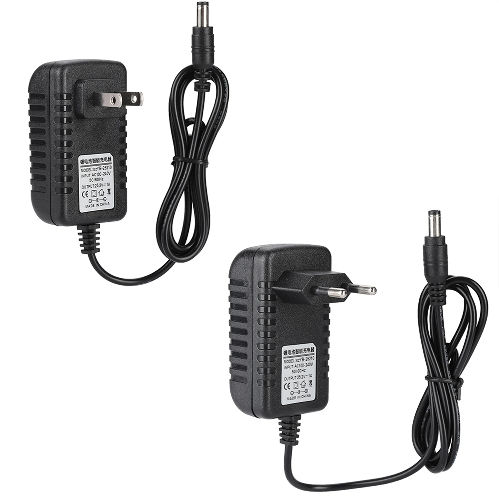 25.2V 1A Power Transformer AC 100-240V to DC 25.2V EU/US Power Adapter Charger Converter Lithium Battery Charger LED Driver