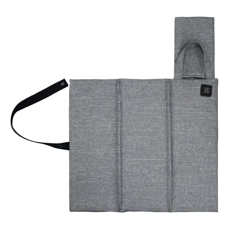 Outdoor Heated Cushion Folding Portable Multifunctional Cushion Autumn and Winter Mountain Camping Moisture-proof Butt Cushion