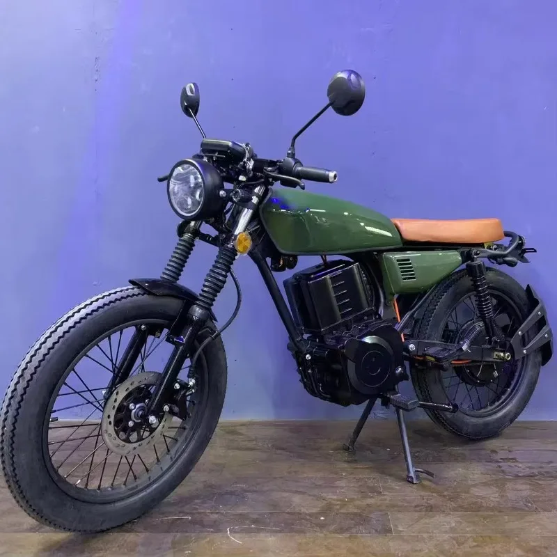Lvyuan China Factory Direct Sales High Quality Retro Adult Racing 72V High Quality Scooter For Sale Electric Motorcycle view 3