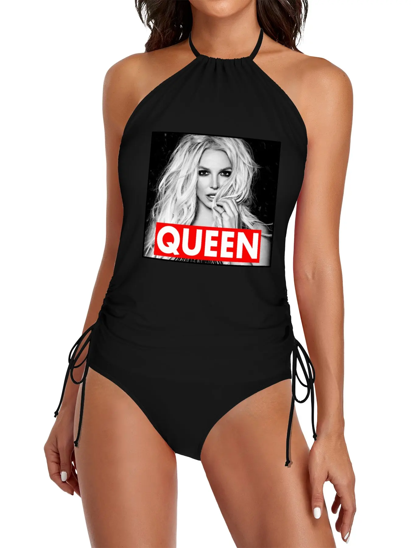 

Queen B! Split Swimsuit Set women's trikini 2025 swimsuit 2025 women vacation outfits woman women's beach suit