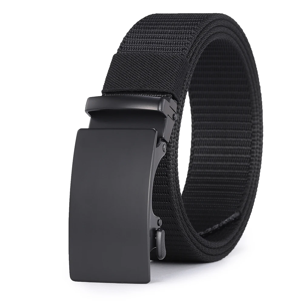 New Golf Sports Elastic Belt Tactical Belt Metal Automatic Buckle Cowboy Designer Belt Outdoor Tactical Belt Military Gifts Men