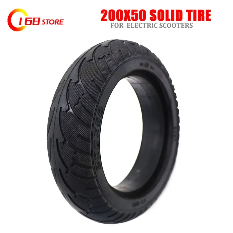 Envío relámpago 200x50 8X2T neumático sólido 8 pulgadas apto para patinete eléctrico autoequilibrado Hoverboard 200*50 8x2T
