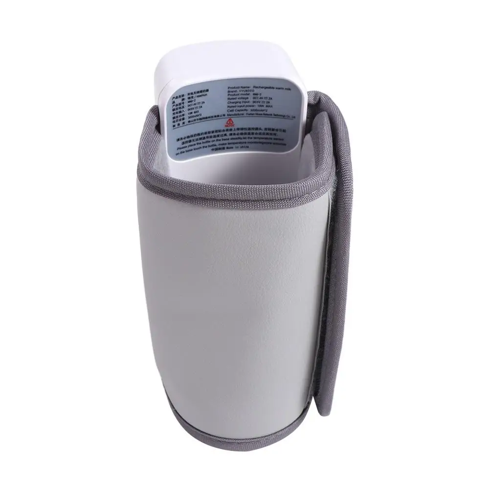 USB قابلة للشحن زجاجة الطفل دفئا تعديل درجة الحرارة مع عرض درجة الحرارة سخان الحليب 6 مستويات آمنة سخان زجاجة الطفل