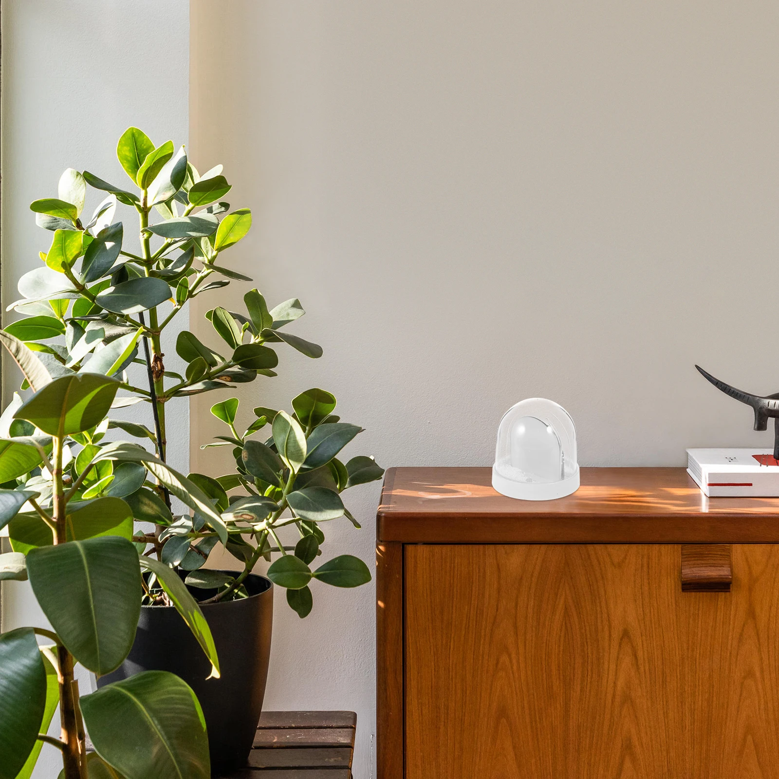 

Photo Snow Globe Kit Plastic Snowglobe Picture Frame with Liquid Insert Unique Craft for Holiday Gift