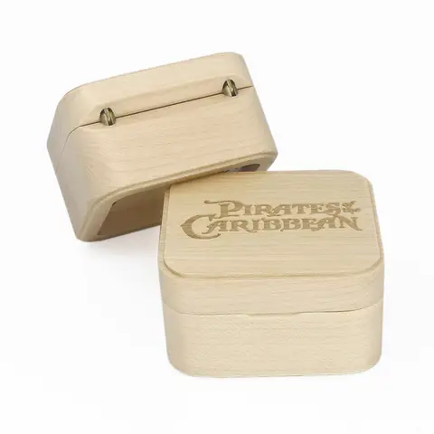 Rosiking 데이비 존스 메이플 박스 뮤직 박스, 나무 조각 메커니즘, 뮤지컬 와인드 업 생일 선물