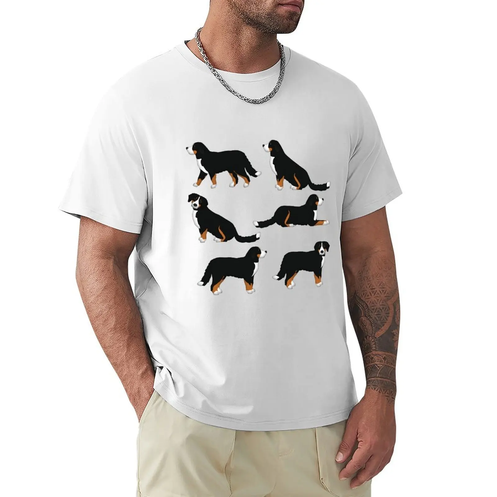 

Bernese Mountain Dog T-Shirt boys animal print blacks tops mens workout shirts