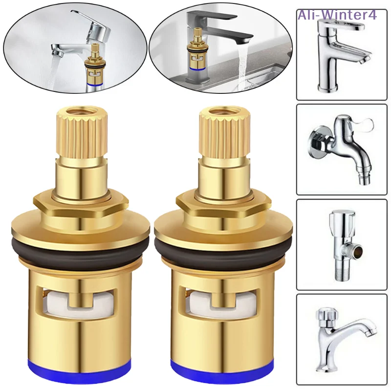 

【Winter4】Faucet Valves Replacement Tap Valve Brass Cartridge Faucet Inner Valve For Household Bathroom Kitchen Supplies