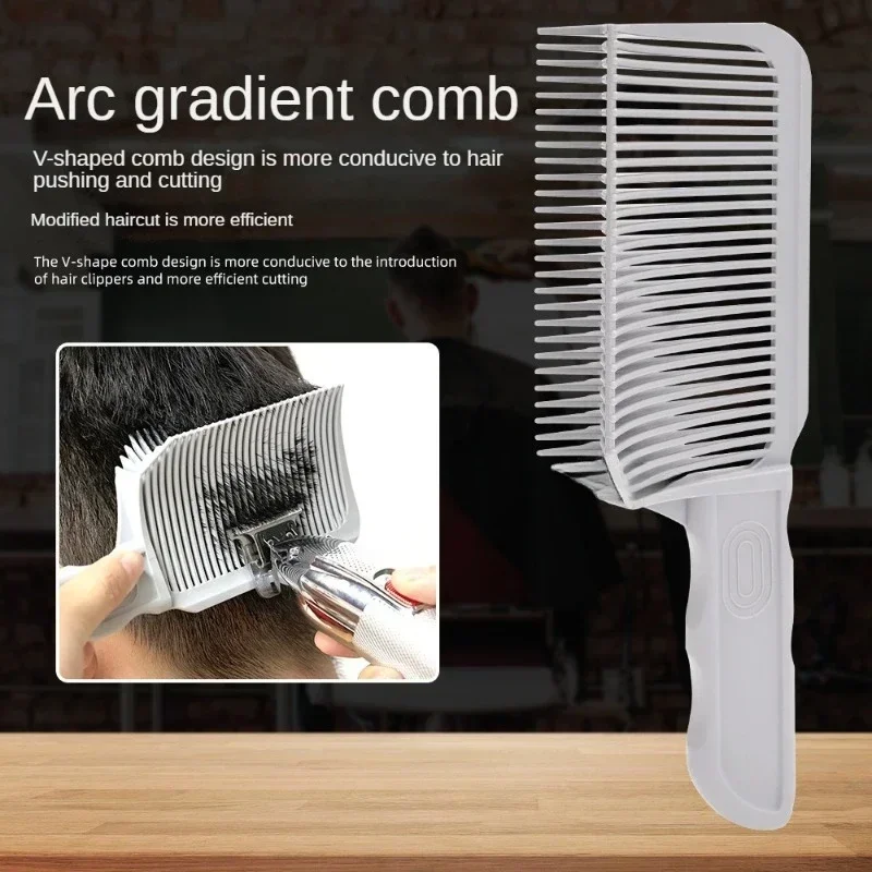 Barber Fade Combs Hair Cutting Positioning Comb Clipper Men Flat Top Hair Comb For Novice Barber Pet Styling Tool  dog brush