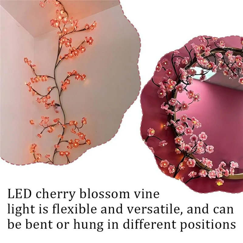 A51M-LED Tree Branch Lights For Wall, Light Strips, Decorate Indoor Room Decoration Flowers Bedroom Interior Decoration