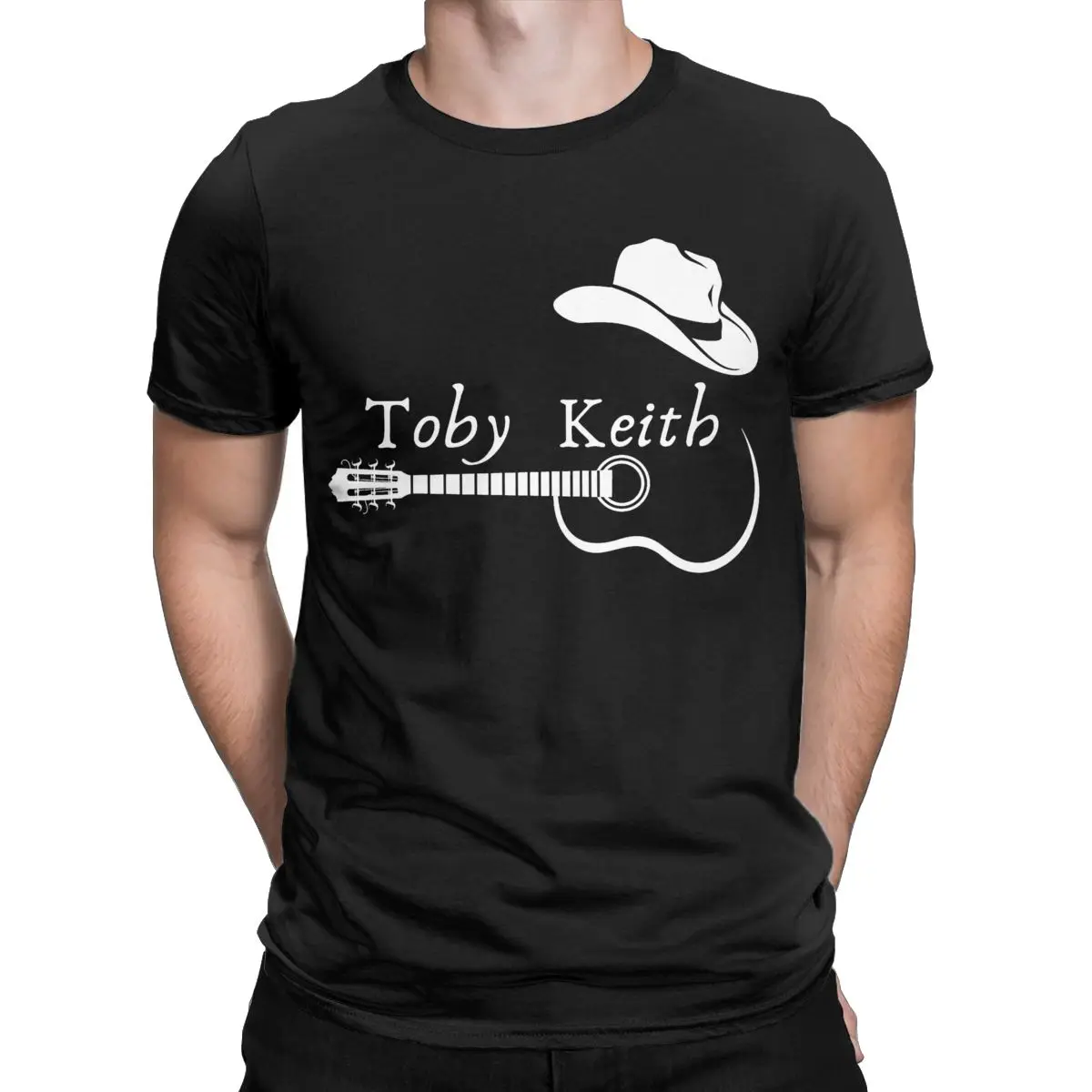 Men's Toby Keith Cowboy T Shirts Country Singer Cotton Tops Funny Short Sleeve Round Neck Tees Printing T-Shirt