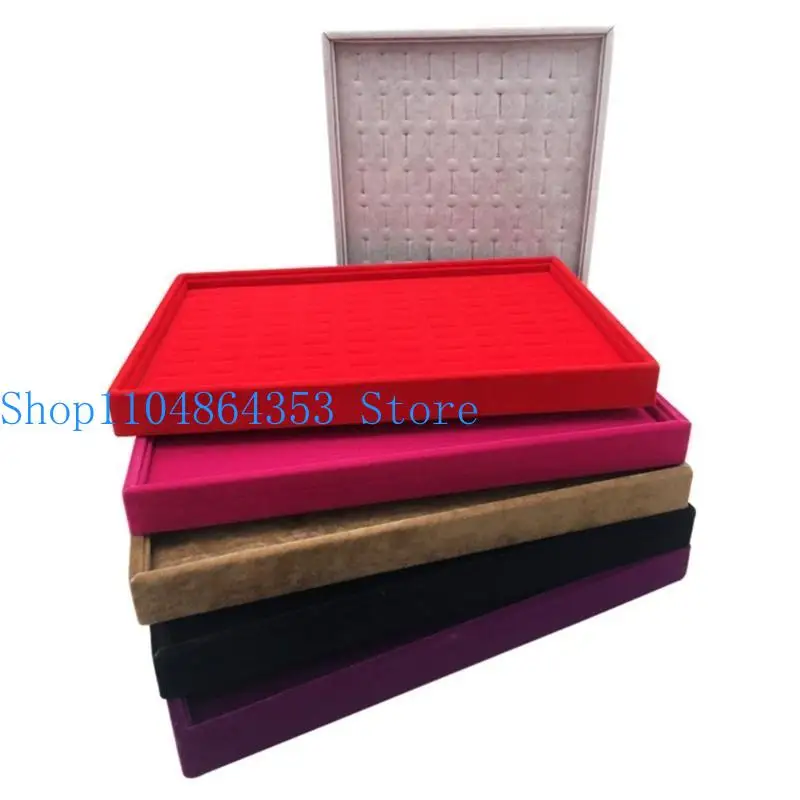 

652F штабелируемые лотки для ювелирных изделий, 100 слотов, кольца, серьги, дисплей, органайзер, вставка, лоток для хранения,