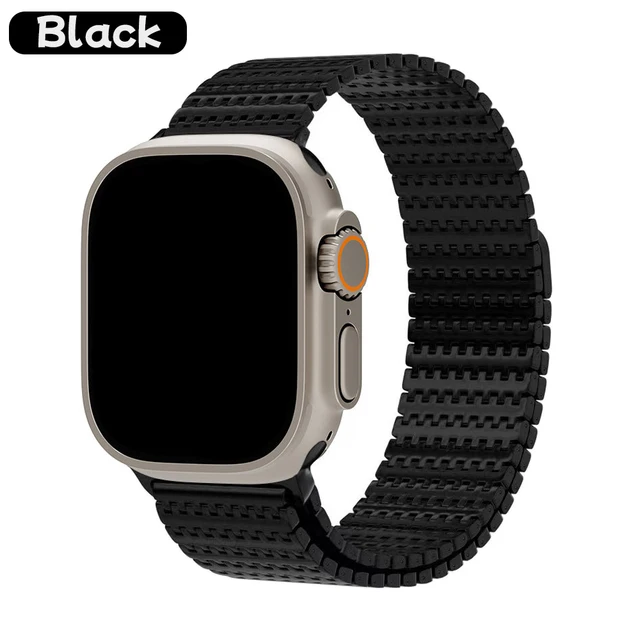 Milanaise-Magnetschlaufenarmband für Apple Watch Ultra 2 49 mm 9 8 7 6 5 4 SE 42 44 45 mm Band für iWatch-Serie 41 mm 38 40 mm