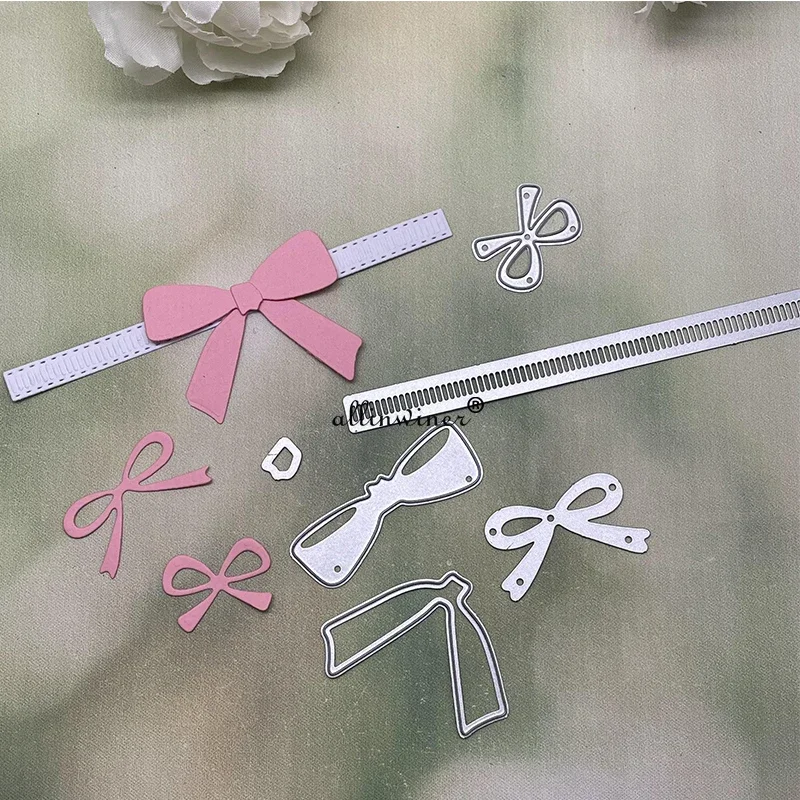 

Металлическая вырубная форма для декора бантов, трафарет для скрапбукинга, тиснения, бумажных открыток и альбомов, шаблон для рукоделия