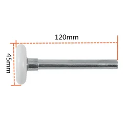 4pcs Heavy Duty Nylon Garage Door Roller Wheel Ball Sealed Bearing 120mm 2 inch Nylon & Steel Wheels, 10 Ball-Bearings