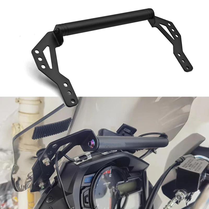 For V-Strom 650 DL650 2017-2024 Vstrom 1000 DL1000 2014-2023 Motorcycle Navigation Mounting Bracket Phone Holder Bar Accessories