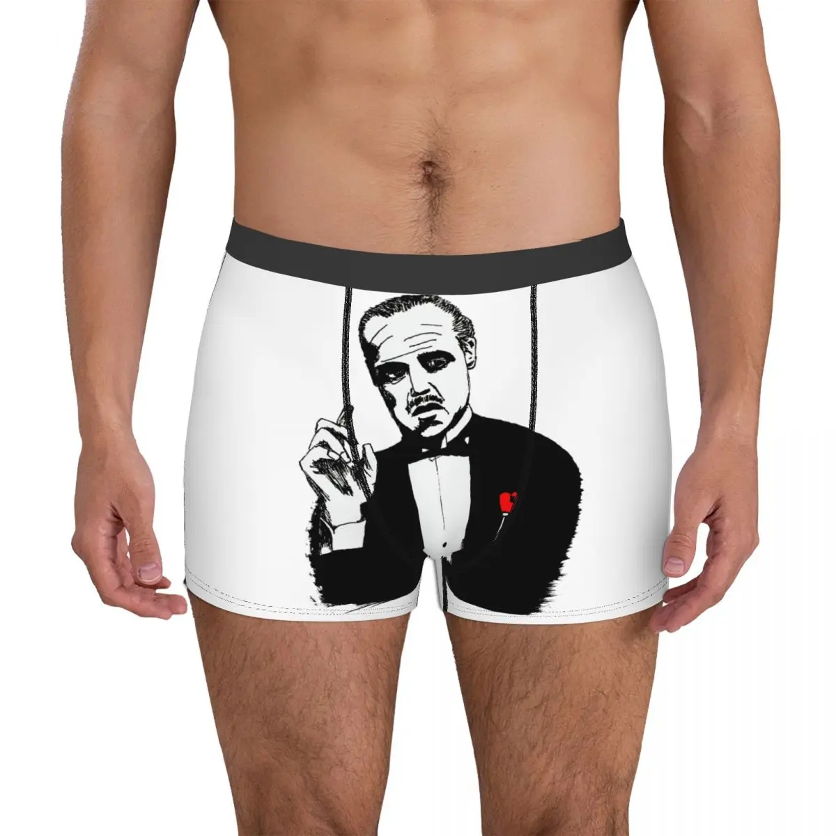 Panties Humorous The Godfather Vito Corleone 19 Sexy Men's Boxer Briefs Graphic Humor Graphic Winter Wearable