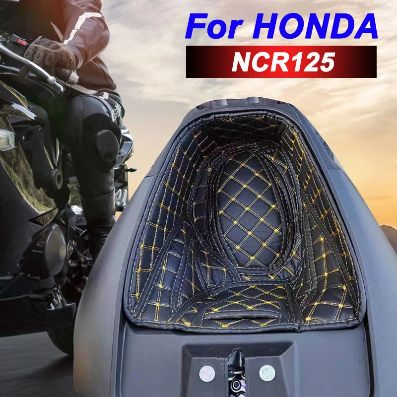 

For HONDA NCR125 NCR 125 Motorcycle Storage Box Seat Bucket Liner Cushion Shockproof Abnormal Noise Prevent scratches