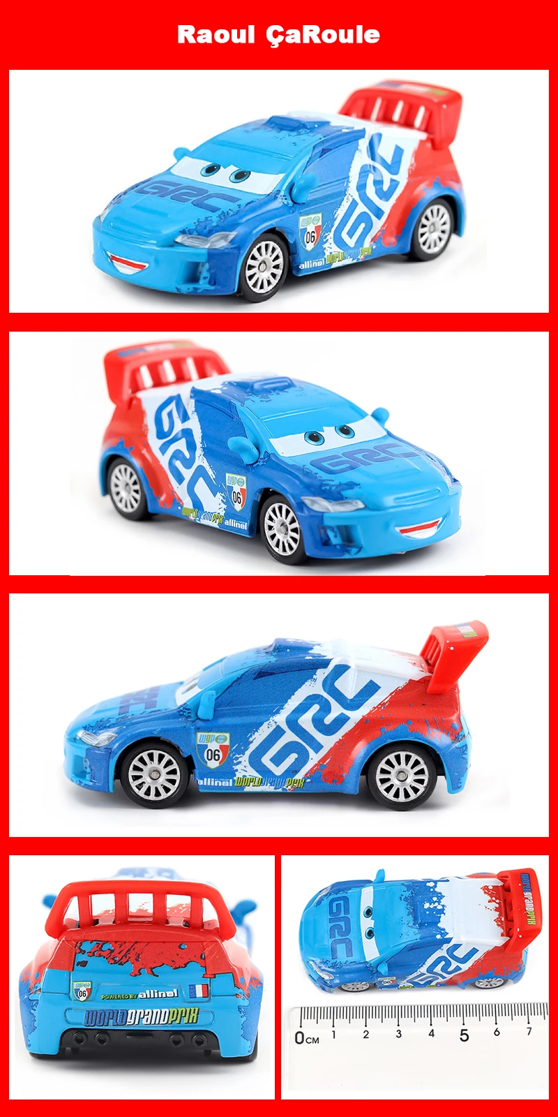 Cars Lightning McQueen 95 Helikopter 1/55 Modellauto aus Legierung Anime-Figur Cartoon-Rennspielzeug Sammlerstücke Kindergeschenke – Detail 22