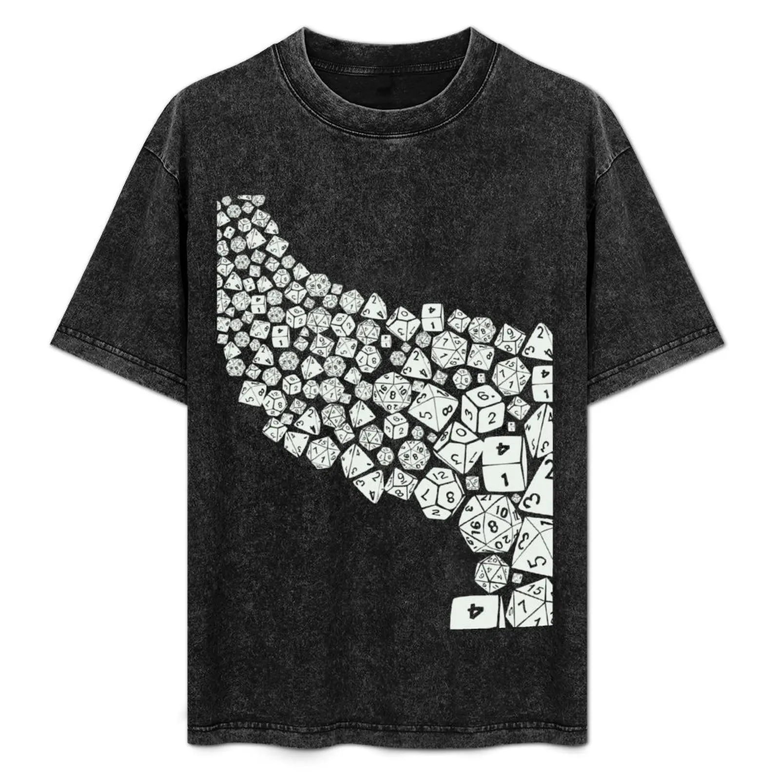 

Dice spill T-Shirt Comfortable Work Wear Tee