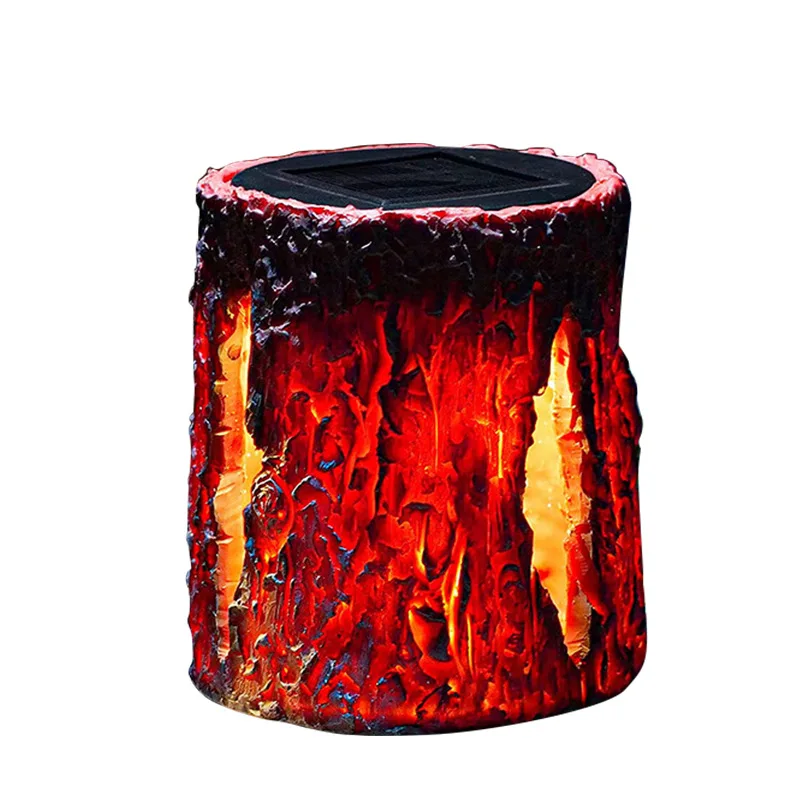 

Creative tree stumps, garden ornaments, solar gardening landscape decoration, sculpture ornaments