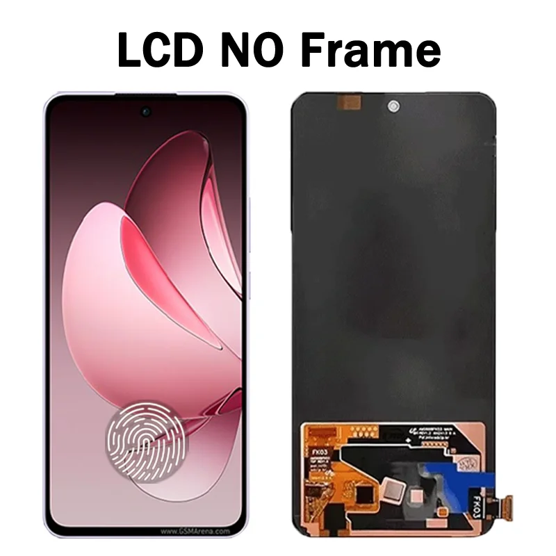 6.67” Super AMOLED Ekran Dotykowy LCD z Digitizerem do Oppo Reno13 F 4G CPH2701 / Reno 13F 5G CPH2699 - Zamiennik Wyświetlacza — zdjęcie produktu 4