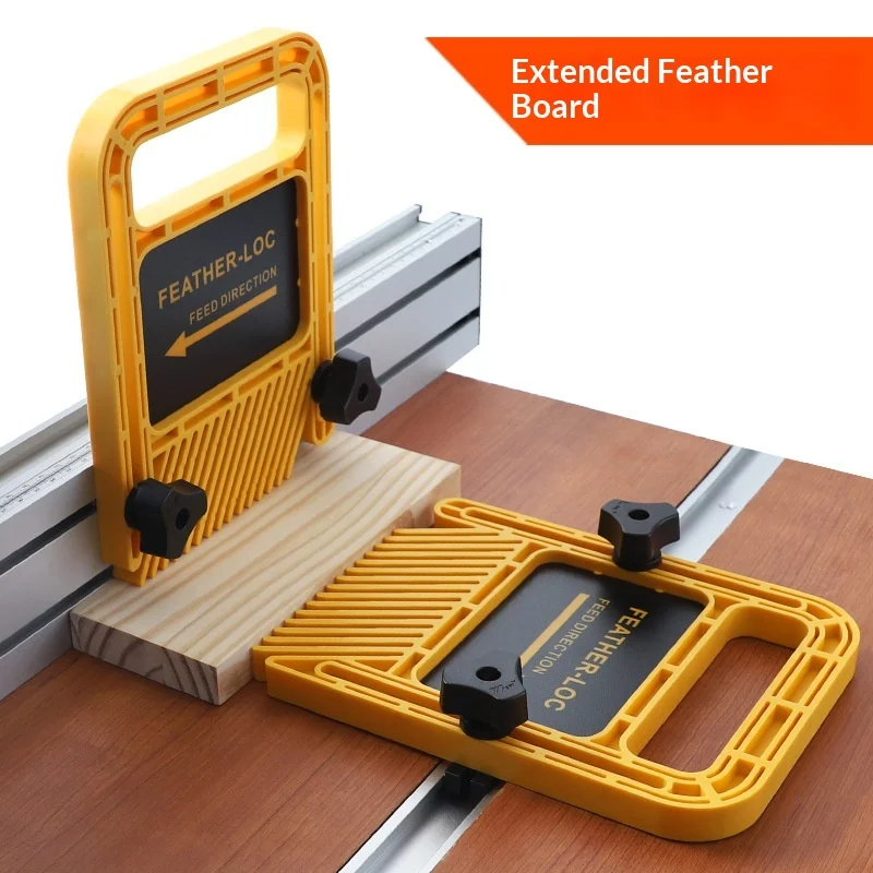 Extended Feather Board, Woodworking Flip-chip Engraving Machine, Electric Circular Saw, Table Saw, Safety Woodworking Aids