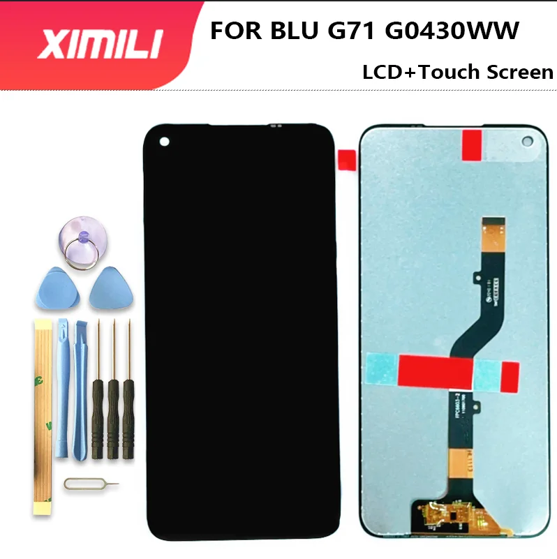 Layar tampilan LCD BLU G71 G0430WW, pengganti sempurna kualitas A + untuk 6.5 inci blu g71 tampilan g0430ww