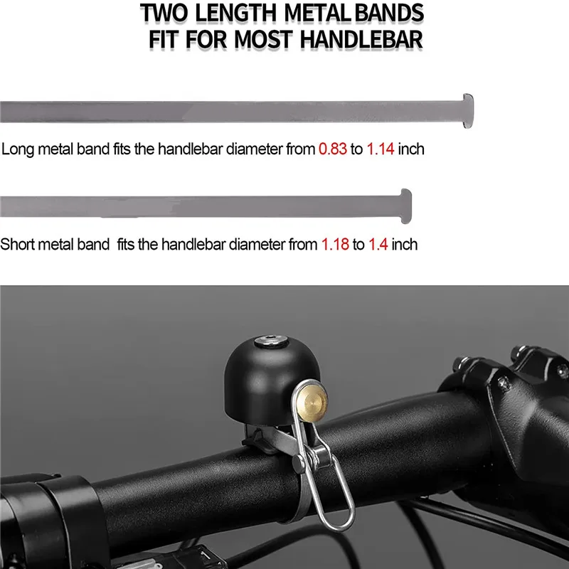 Retro Classical Bicycle Bell Clear Loud Sound Steel Copper MTB Mountain Bike Handlebar Ring Horn Safety Cycling Warning Alarm