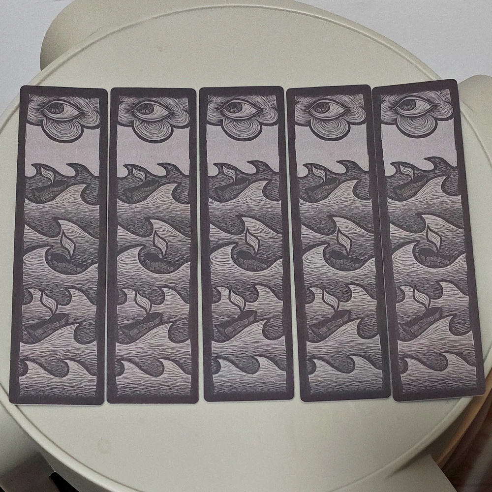 4*16cm Pillars Deck Travis Lawrence - 36 Pcs Surreal Occult Symbolism Illustration Cards Double-embossed Dark Surrealism