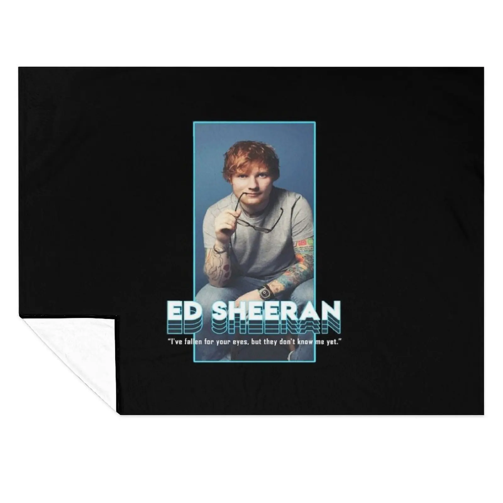 

best singer t shirt Ed Sheeran Throw Blanket Decorative Beds warm for winter Multi-Purpose for sofa Blankets