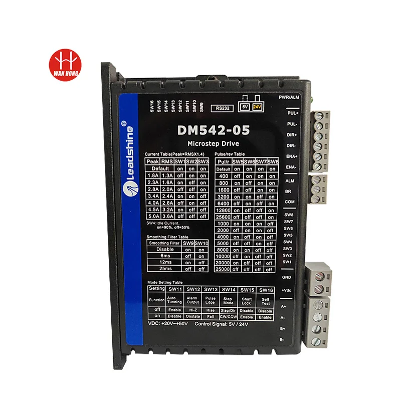 leadshine-m542c-dm542-05-ステッピング-ドライバー-23、42、57-モーター用