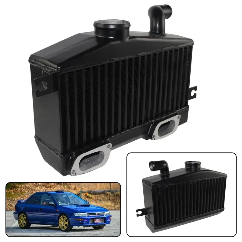 Uprated Top Mount Intercooler Turbo Fits For EJ20 100mm For Subaru Impreza WRX STI GC8 BK