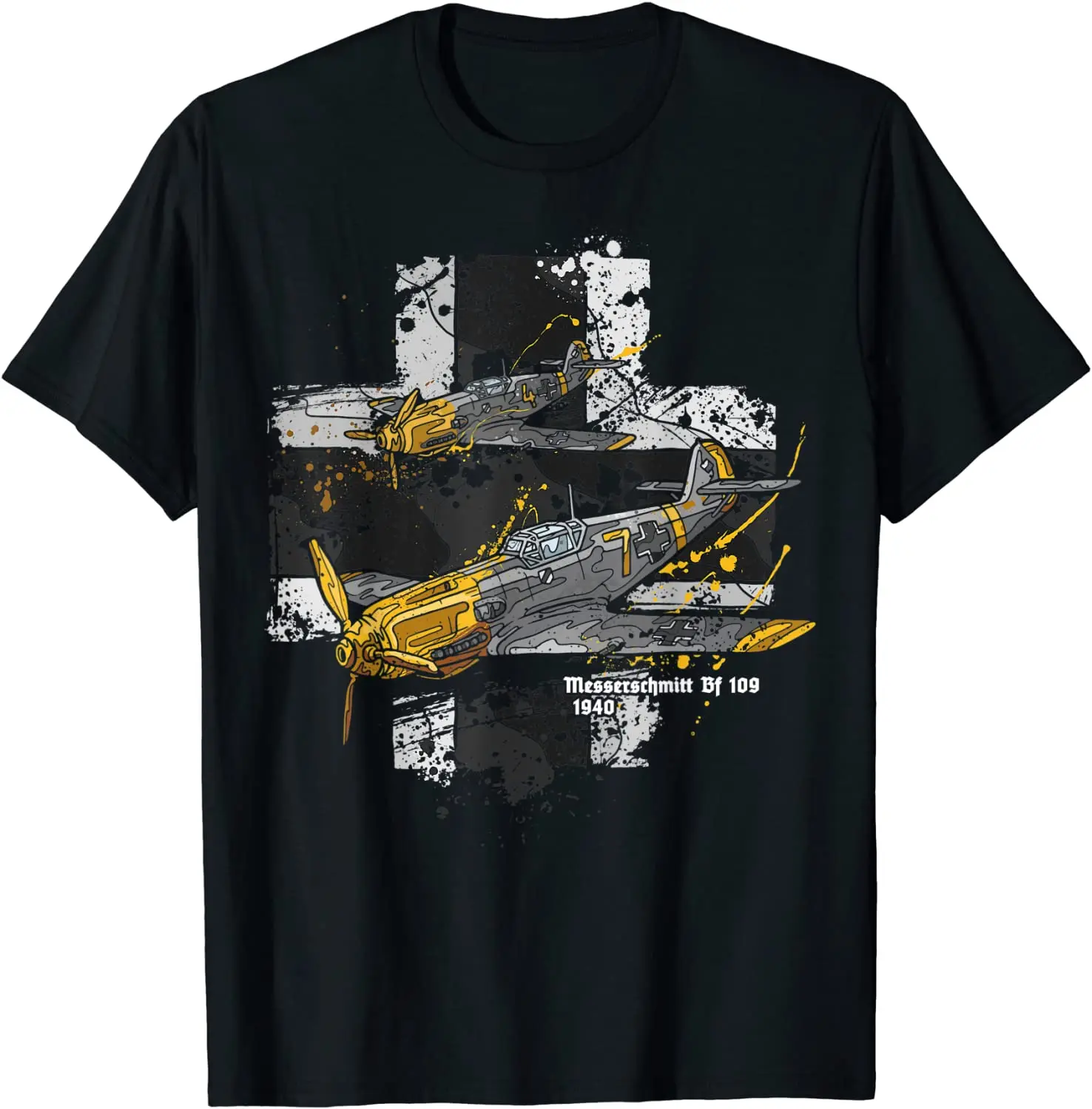 Germany Tiger Tank Panzer PzKpfw VI World War 2 Blueprint Men T-Shirt Short  Casual  Shirts