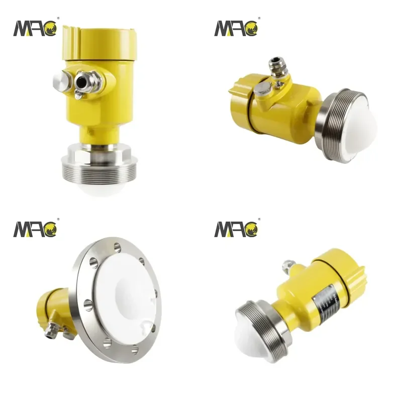 

80GHz Guided Radar Level Sensor with RS485, High Precision Meter for Detecting Corrosive Liquid and Solid Material Level