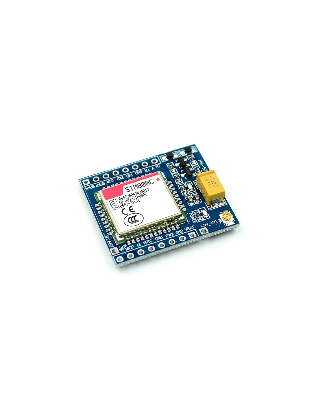 HAISEN SIM800C Multi-band LTE-FDD-TDD HSPA+ UMTS EDGE GPRS 4G LTE Module SIMCOM SIM800C LCC NSS GSM Module Communication