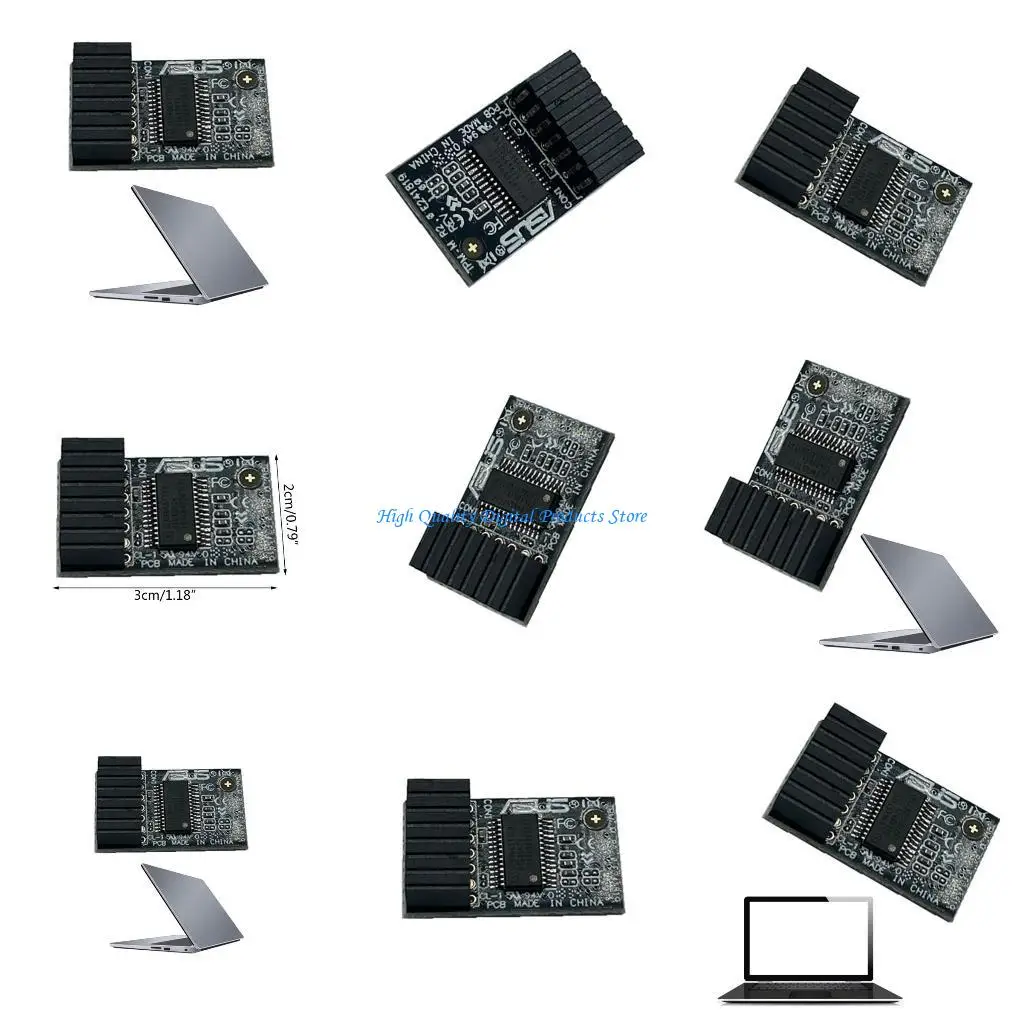 

U2je оборудование для безопасности чип безопасности вертикальная TPM-M R2.0 Чип безопасности для защиты данных для защиты данных