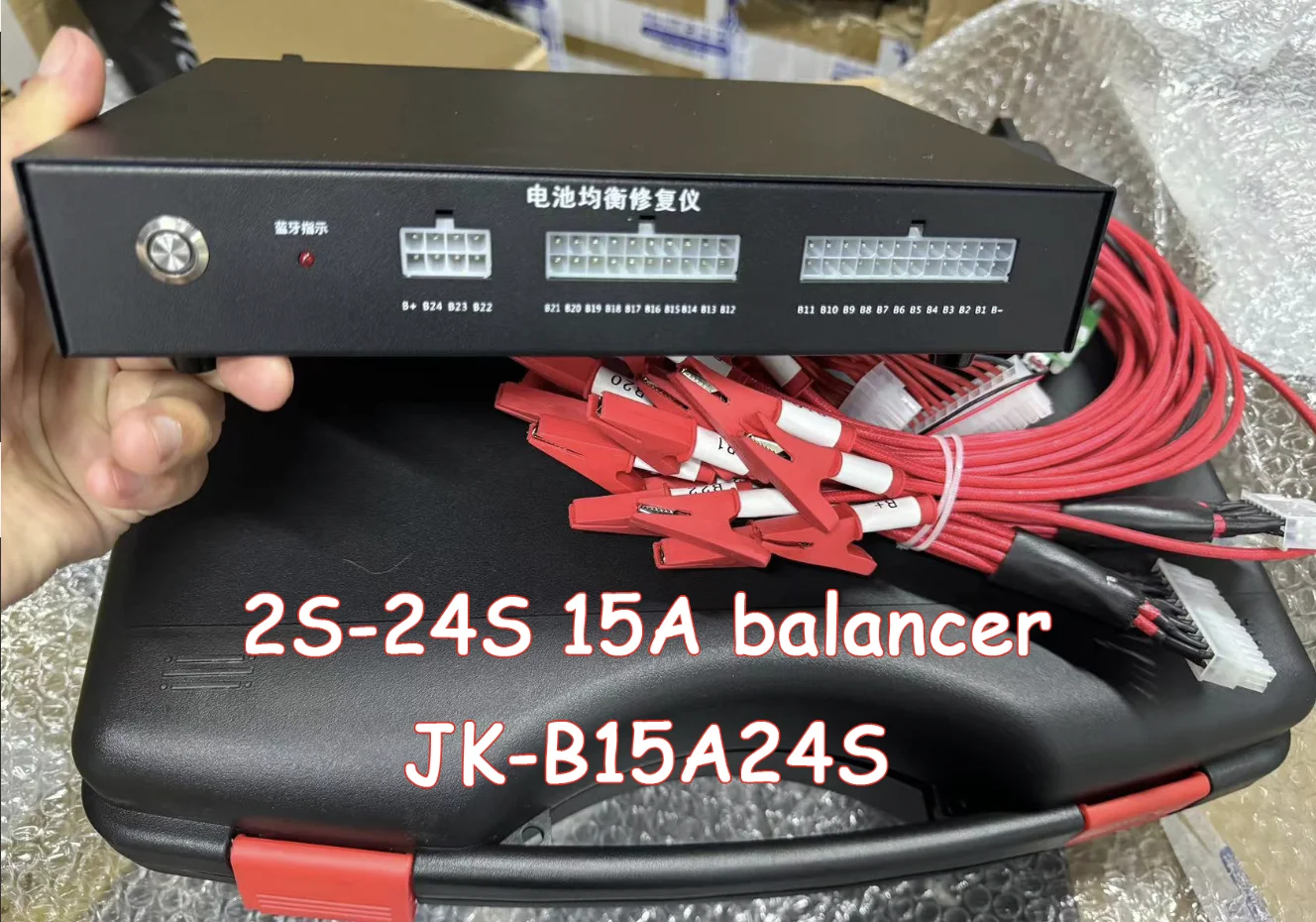 Jikong JK 1A 2A 4A 5A 15A موازن نشط بطارية ليثيوم التعادل بلوتوث 4S 8S 16S ~ 24S ليس BMS Li-ion Lifepo4 CAN RS485
