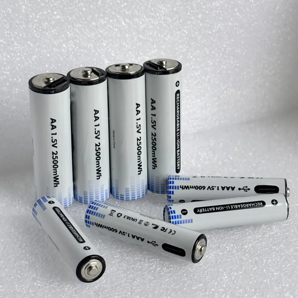 Batería recargable AA AAA, 1,5 V, 2500 mAh