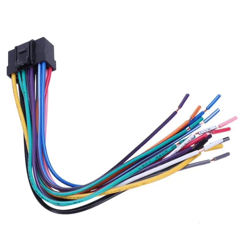 AB56-10X Car Cd Radio Audio Stereo Standard Harness Connector Wire Adapter Plug Cable For Alpine 9887