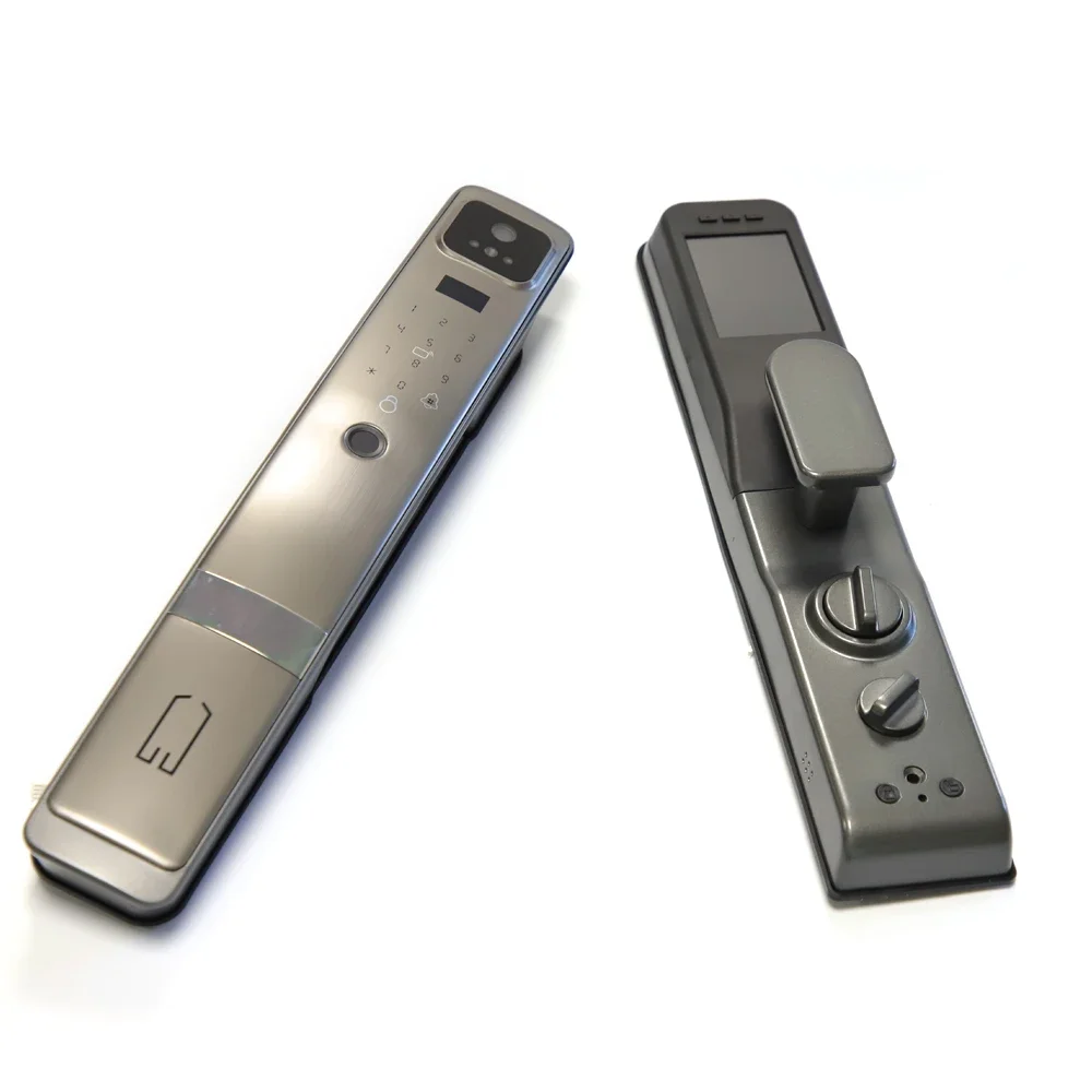 

Automatic Electronic Fingerprint & 3D Face Recognition Smart Lock Key Card Access WIFI Connected TTlock Digital Door Lock Camera