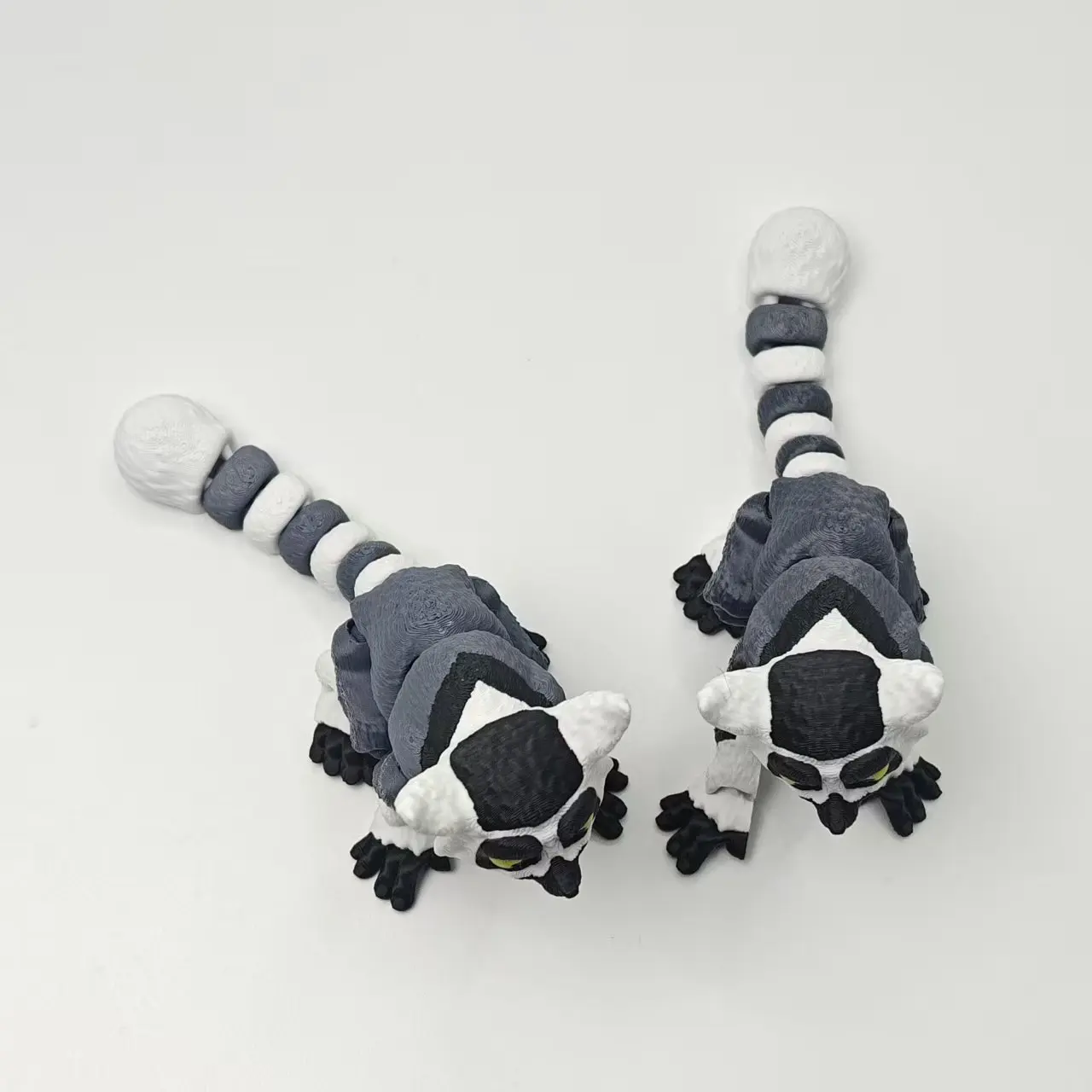 Wildlife Lemur 3D Printed Toys Joints Movable Simulation Lemur Toy Model Children Cognitive Toys Holiday Gift Home Decoration