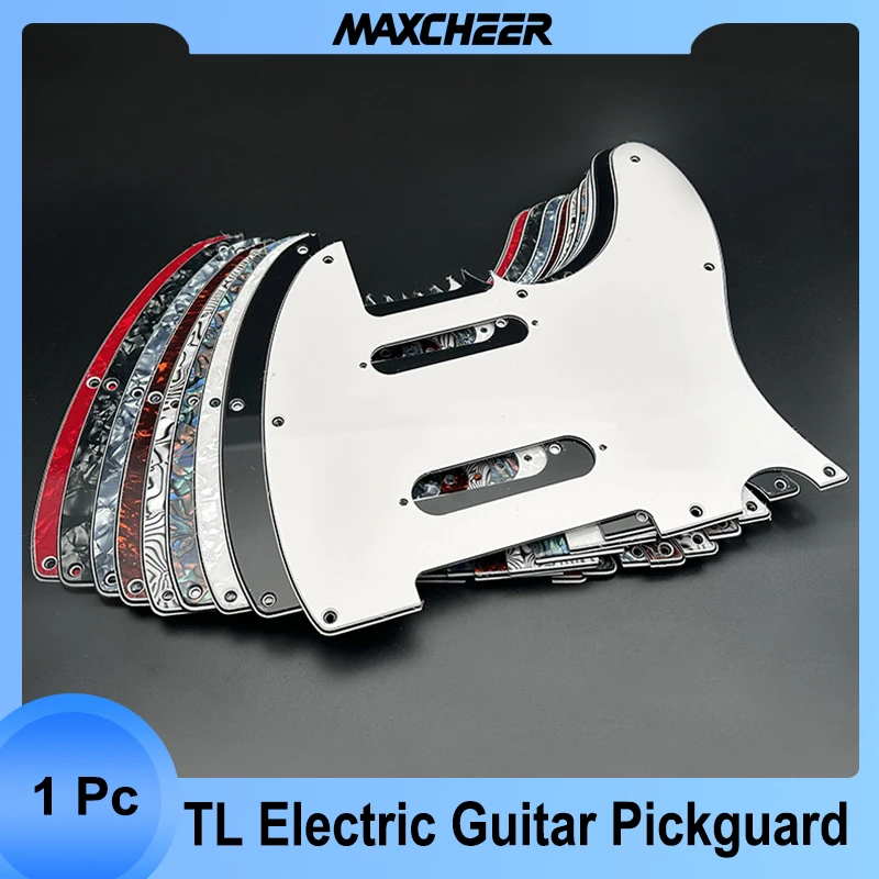 Tele Pickguard 3 Ply with 2 Single Coil Pickup 8 Hole Scratch Plate for TL Style Electric Guitar Multi Colour