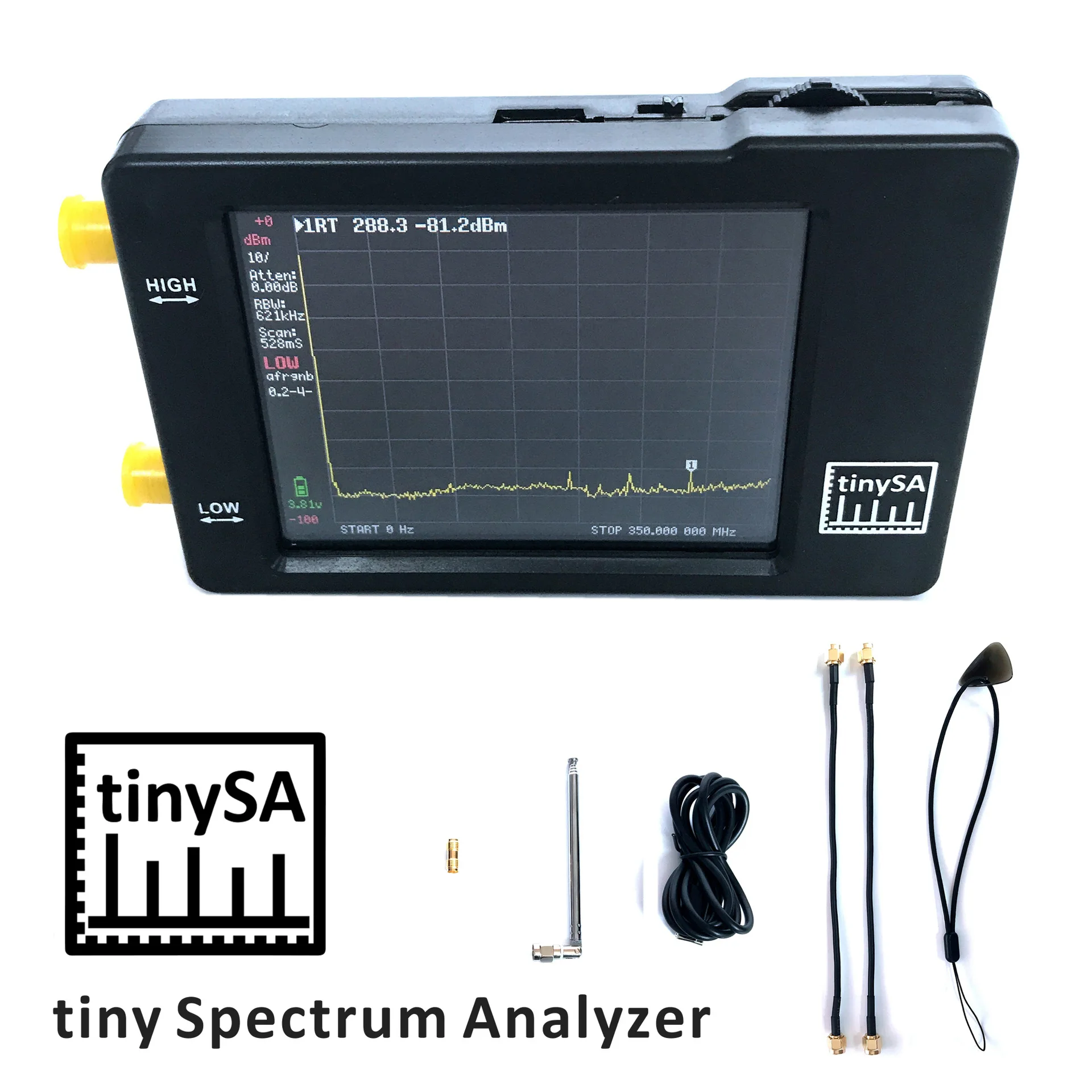 Handheld Portable Tiny ultra Analyzer Led Touch Screen Tiny Spectrum Analyzer ultra Usb