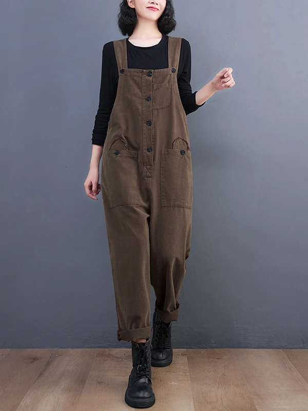 

Джинсовый комбинезон Bla для женщин: свободный крой, скрывающий фигуру, рабочая одежда, брюки-карго с высокой талией, комплект из девяти предметов, туристическая одежда