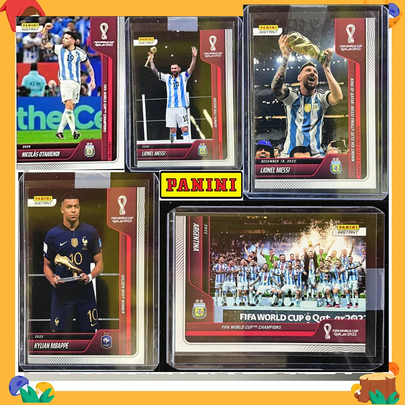 

Panini Star Card Messi Mbappe Argentine Champion Golden Boot Trophy Football Collectible Cards Christmas Birthday Presents