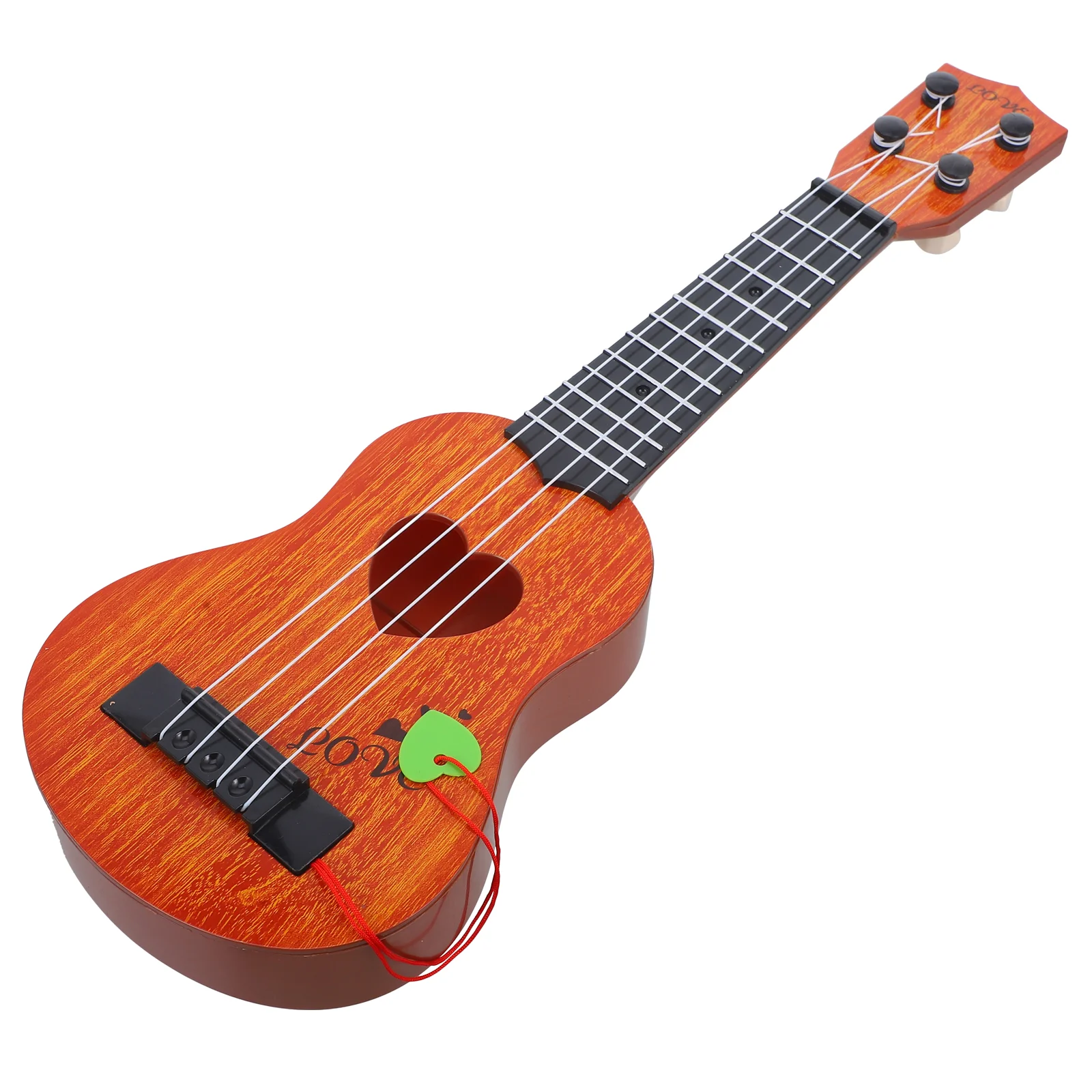 Ukelele de juguete portátil para niños pequeños, guitarra, instrumento Musical dedicado para niños, principiantes de madera, clásico