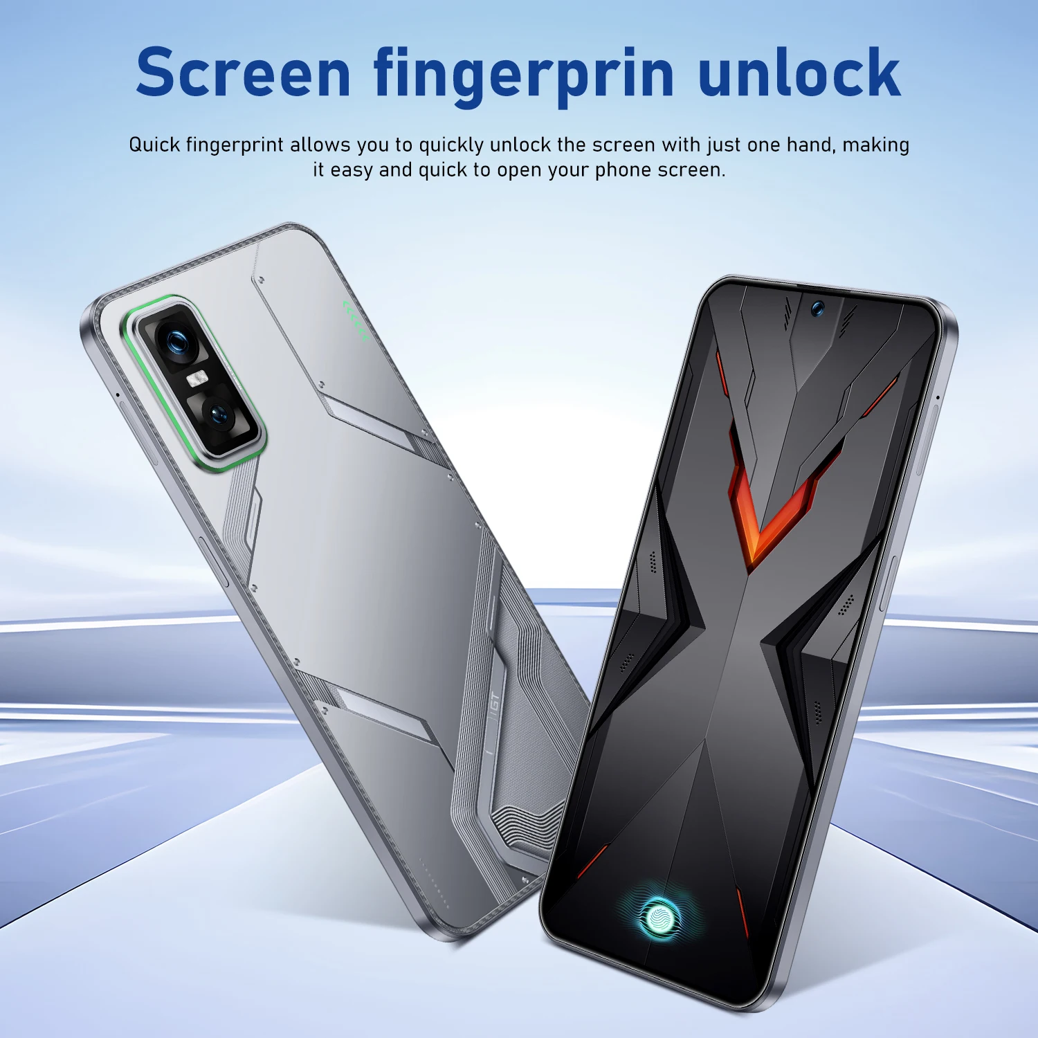 واقي شاشة لهاتف GT 30 Pro 16GB + 1 تيرا بايت من الزجاج المقسى لوظيفة التعرف على الوجه عالية الدقة مقاس 7.3 بوصة #2