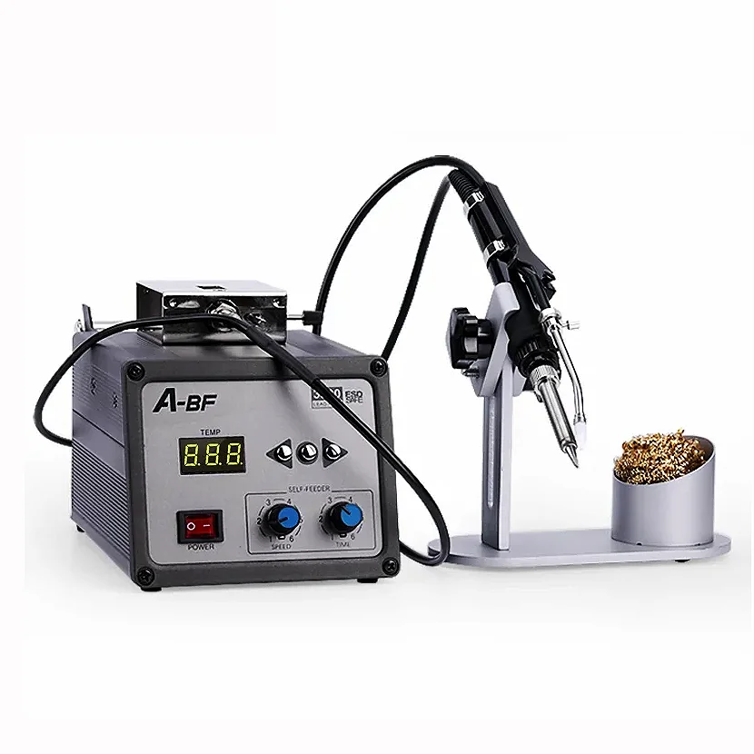 A-BF High Frequency Tin Soldering Lead Free Soldering Station 120W Manual Foot Automatic Tin-sending Electric Soldering Iron